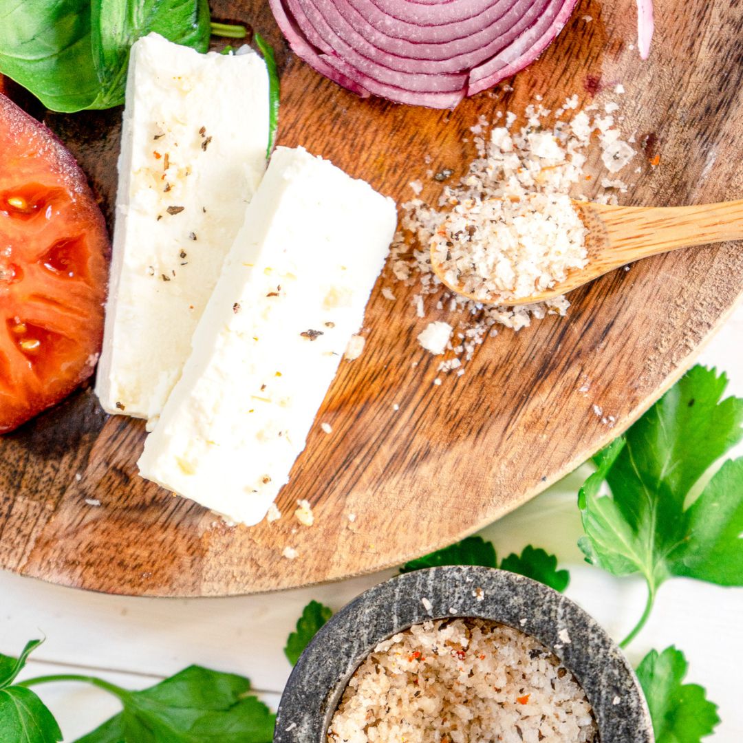 Main de sel à la Méditerranéenne- Céramique (50g de sel inclus)