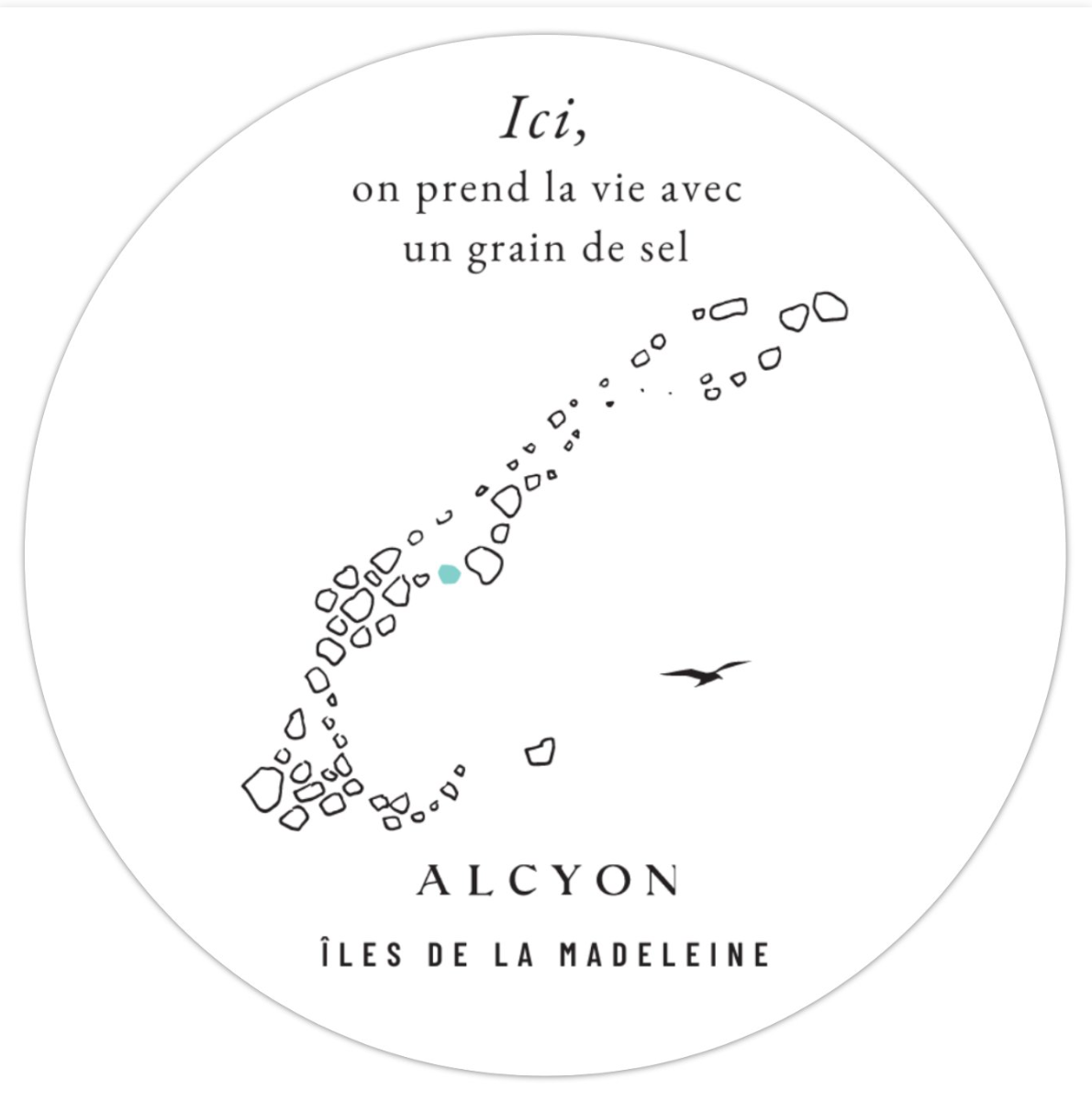 Aimant pour frigo - Grain de sel