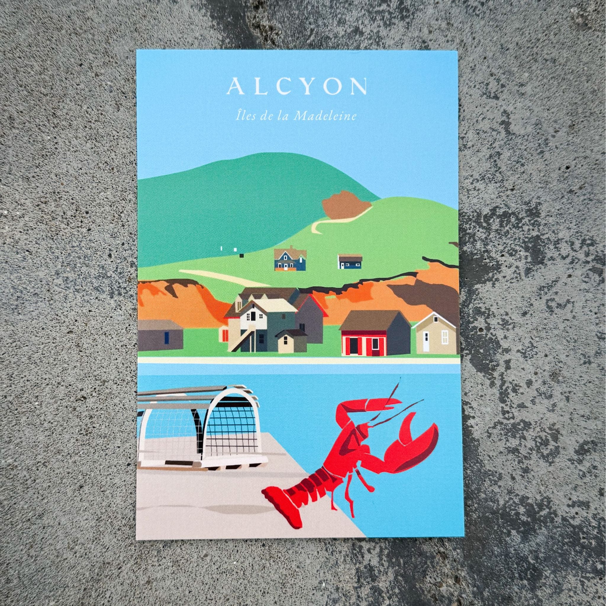 Postcard Lobster at la Grave