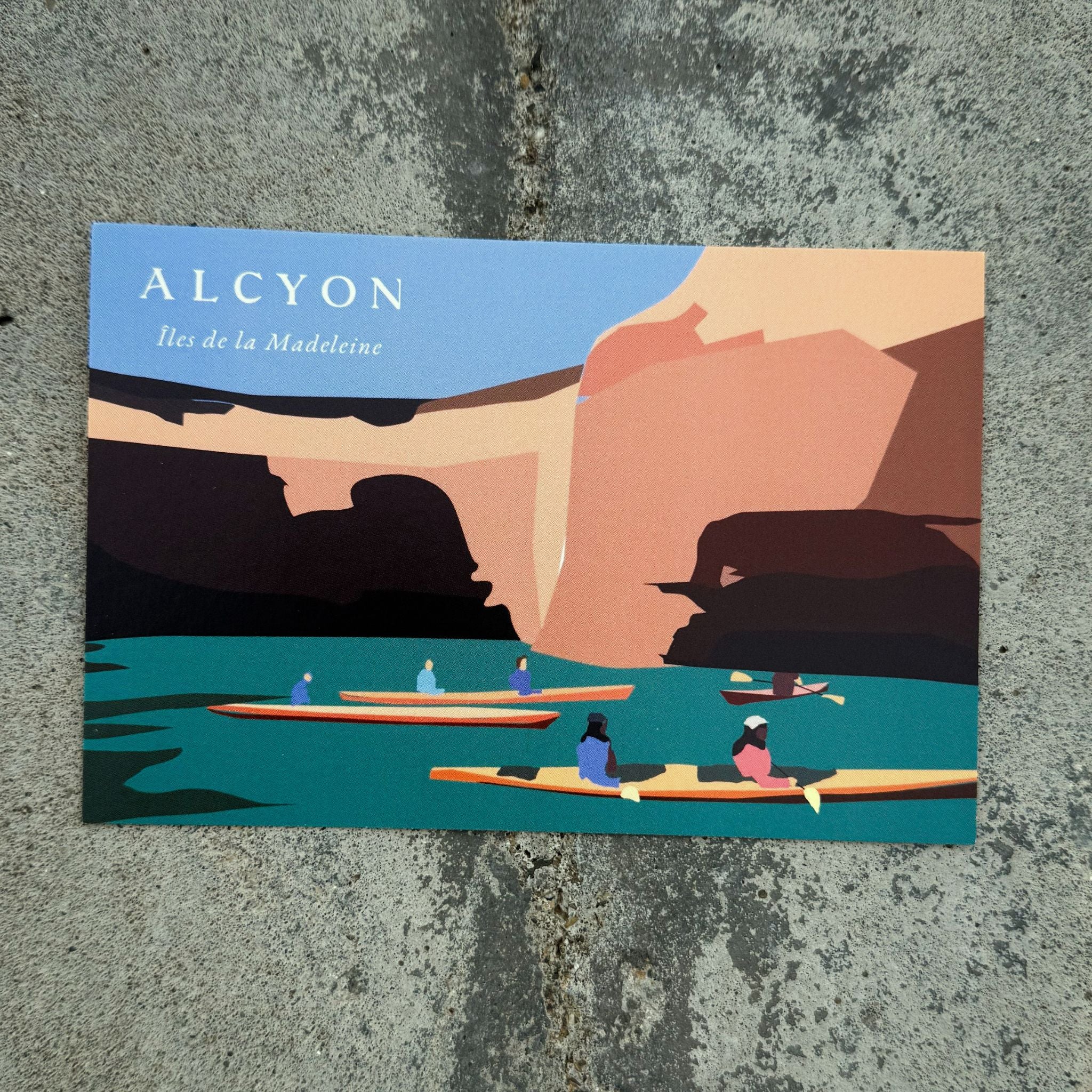 Kayak Postcard