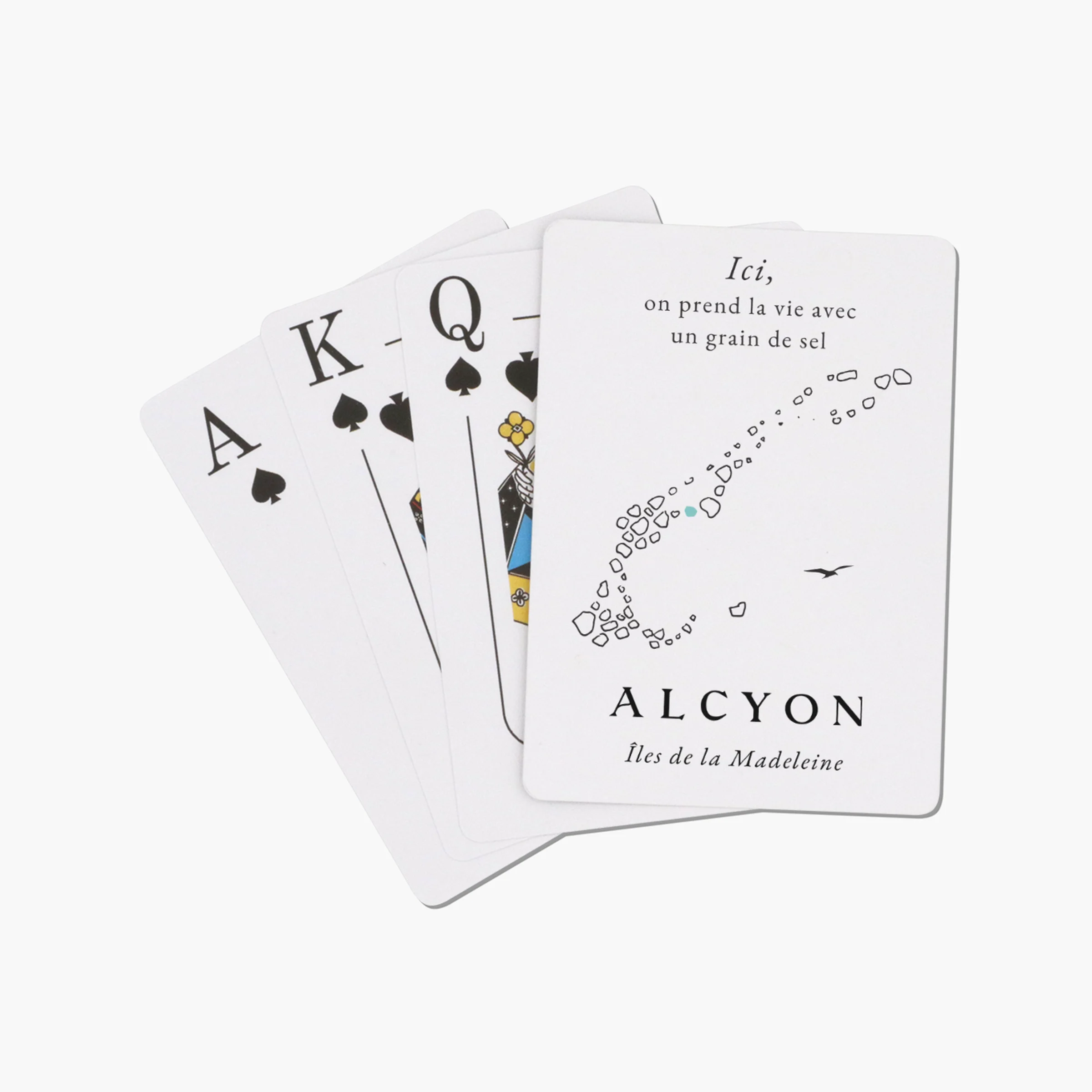 Jeu de cartes - Ici on prend la vie avec un grain de sel