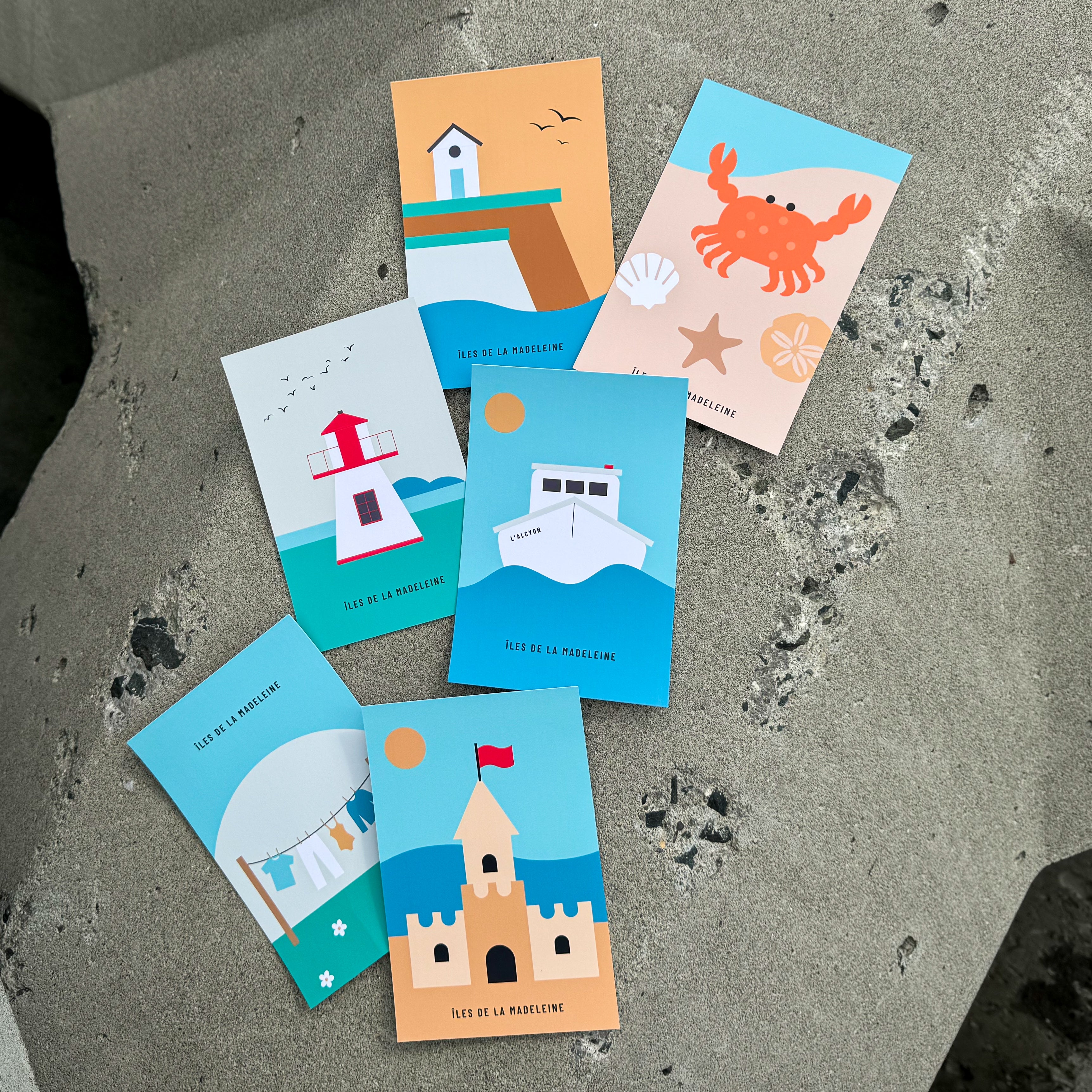 Cartes postales Alcyon - 6 cartes
