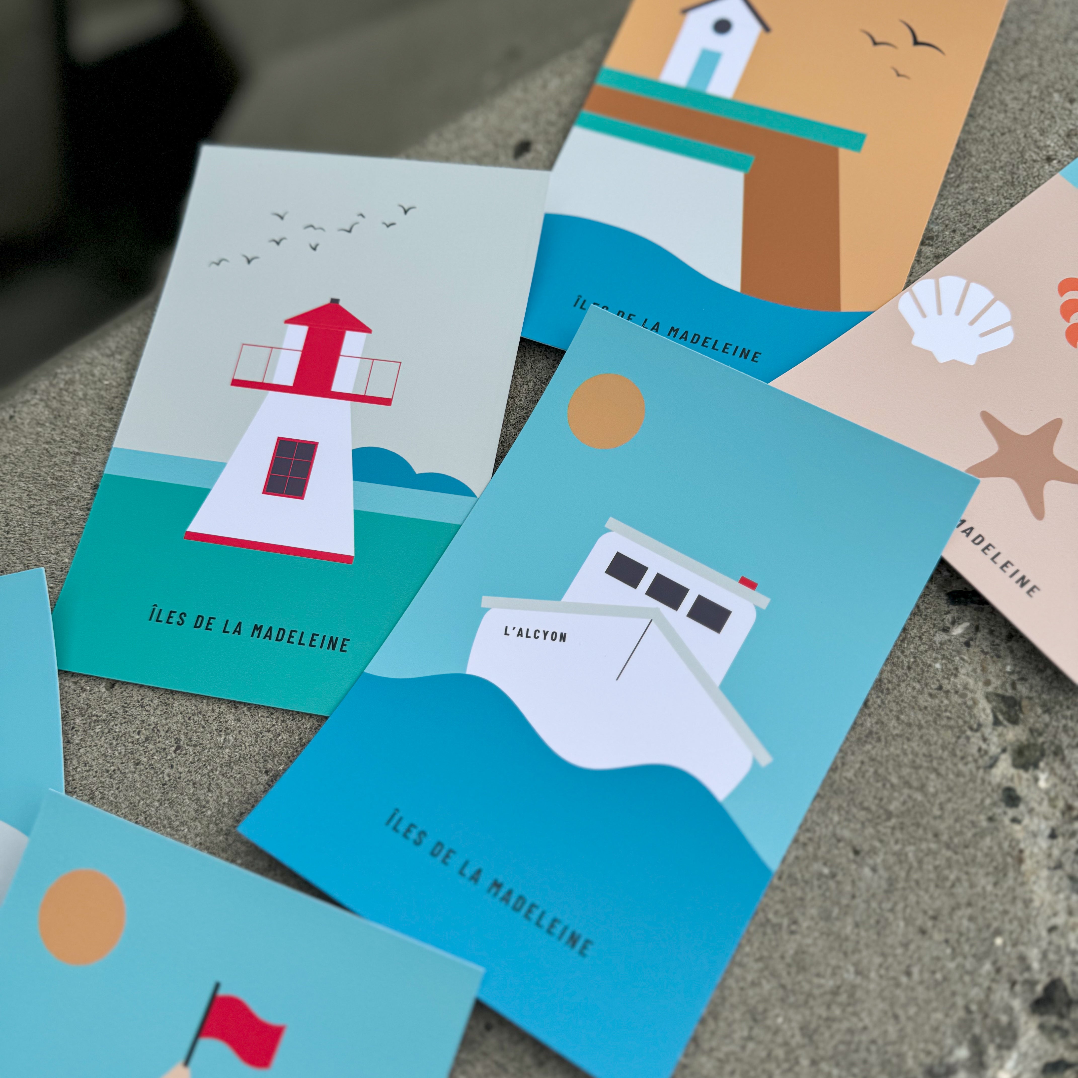 Cartes postales Alcyon - 6 cartes