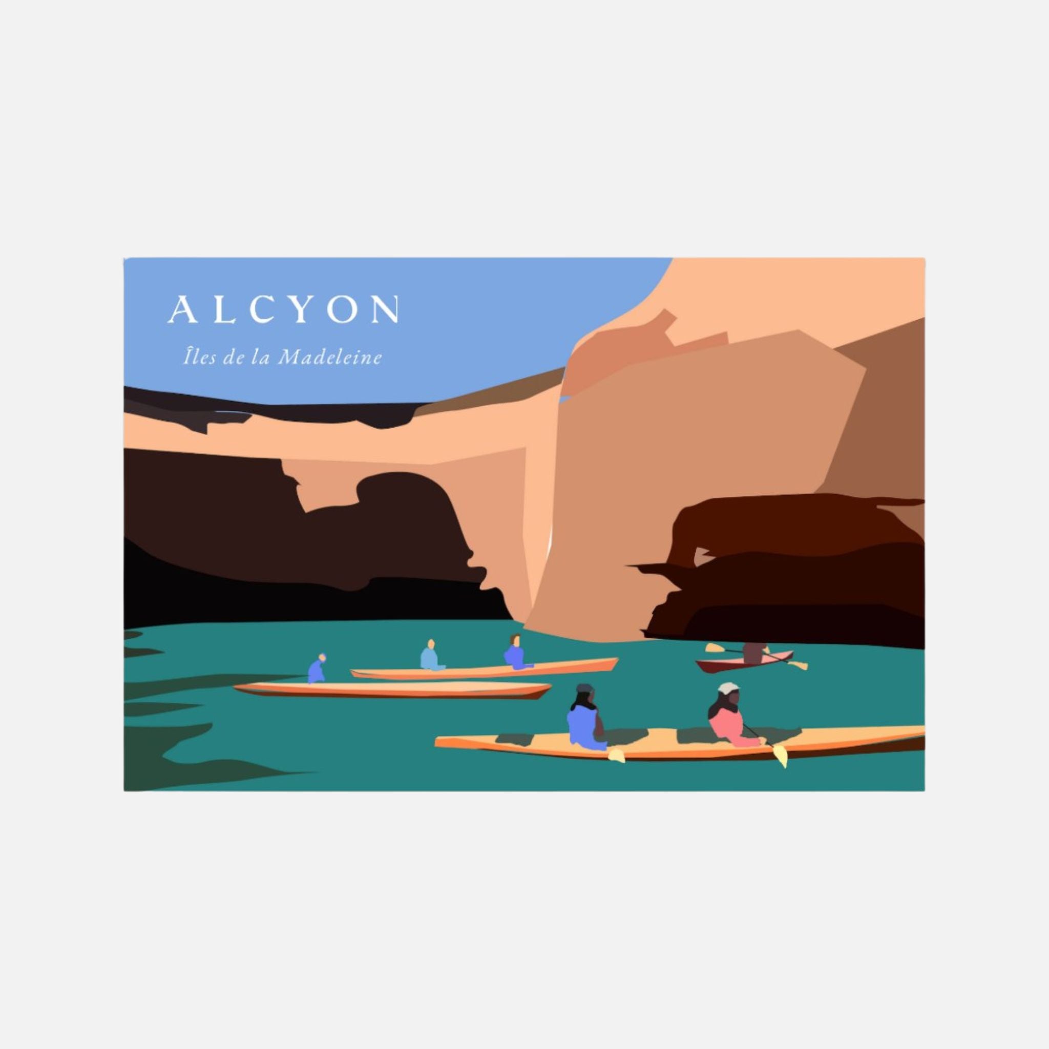 Kayak Postcard