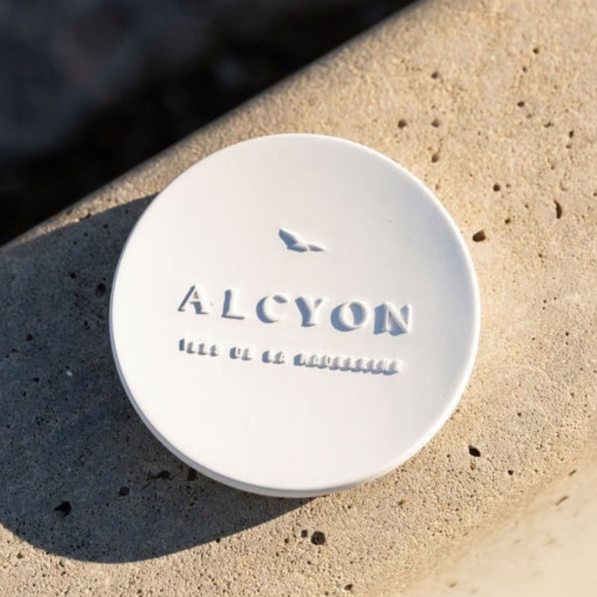 Porte-savon blanc