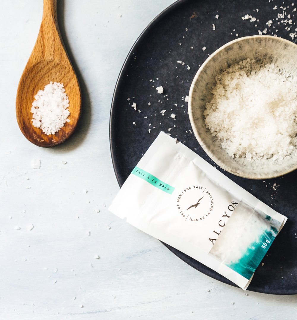 Sel de mer naturel | Haute qualité | Fleur de sel | Québec | Alcyon ...