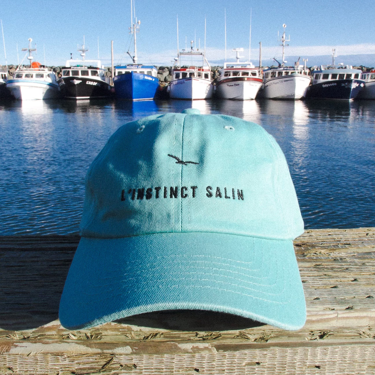 Casquette (Turquoise) - L'instinct salin