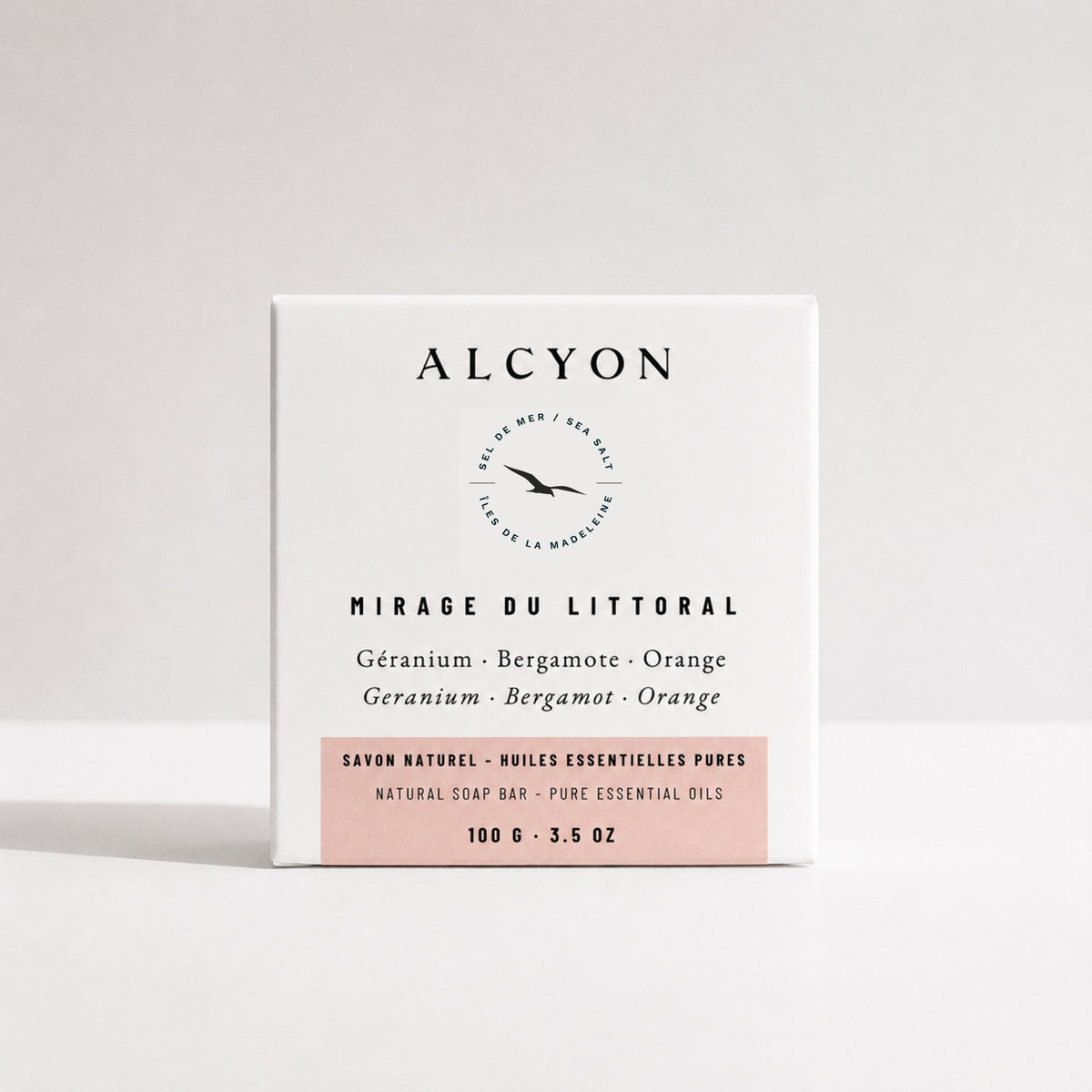 Coffret rituel marin — Porte-savon grège